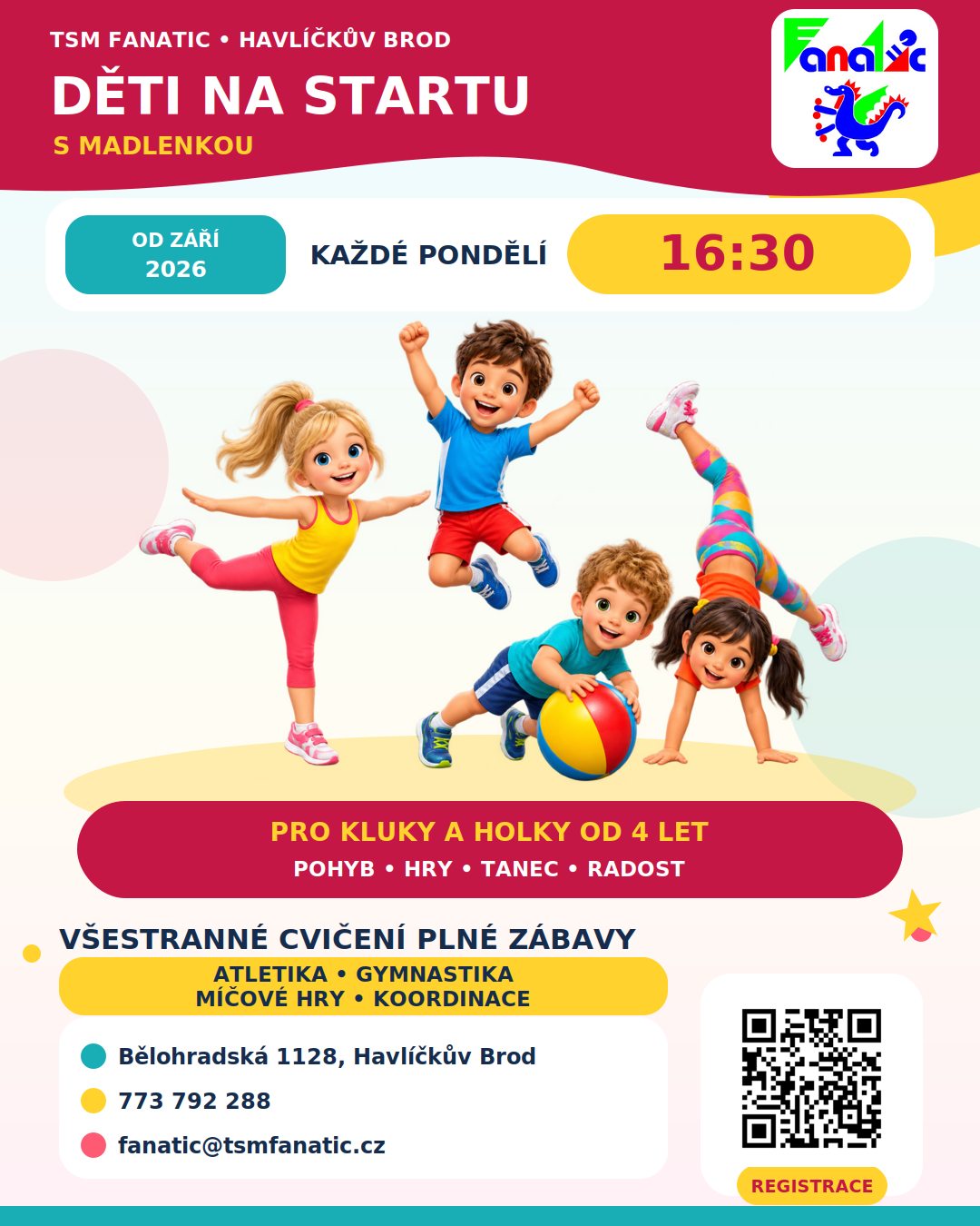 Děti na startu informace ZDE