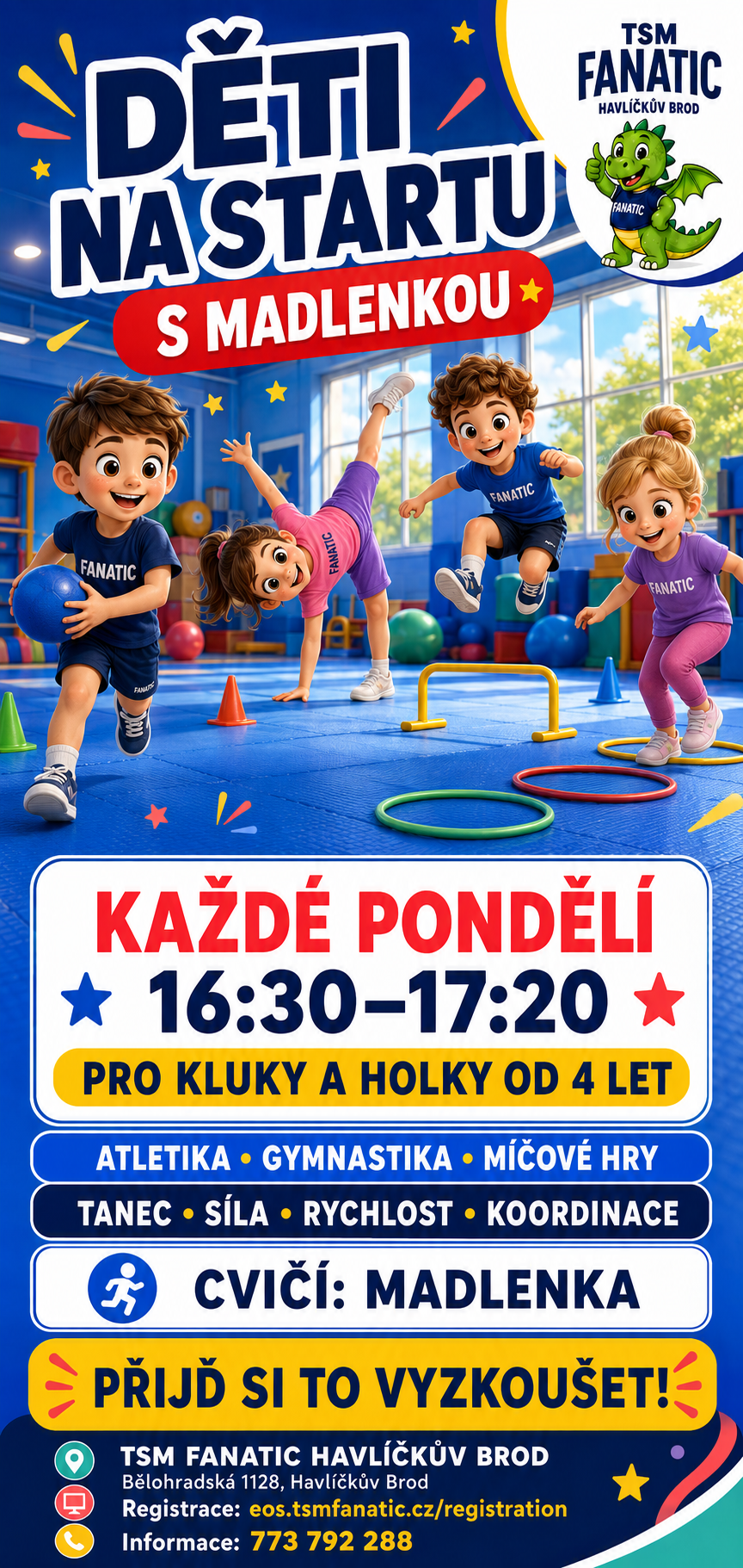 Děti na startu informace ZDE