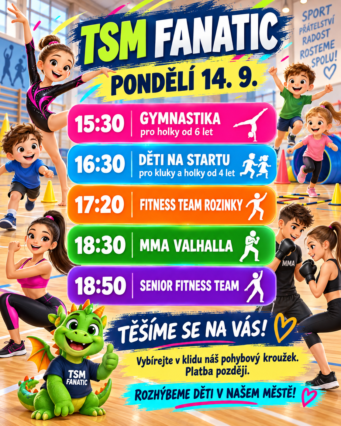 čtvrtek 10,9. informace ZDE